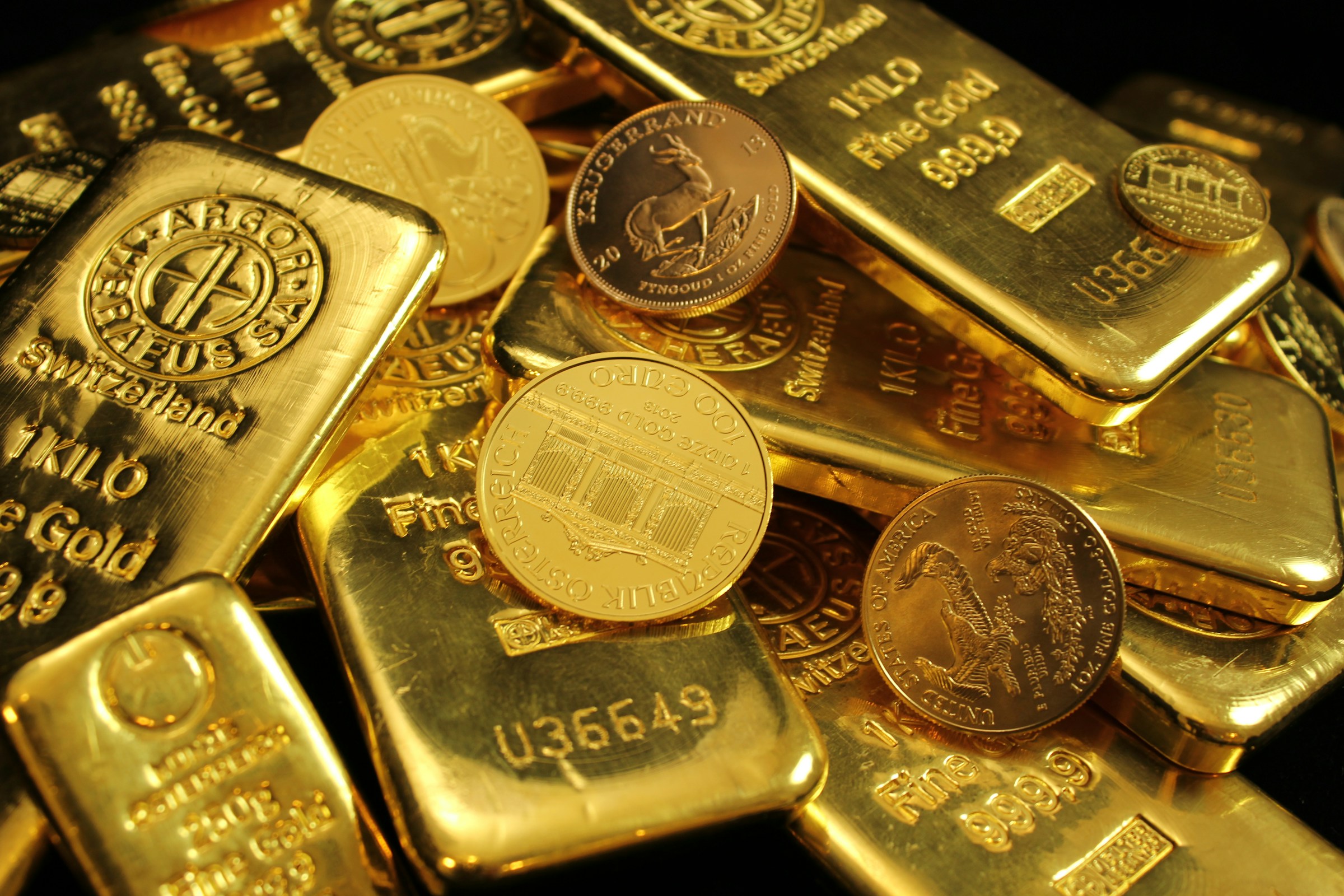 Pièces et lingots d'or