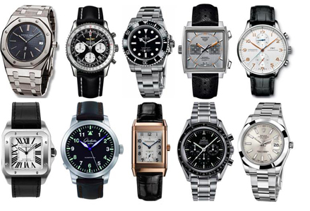 Exemple de montre-bracelet présenté par SC GOLD