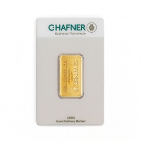 Lingot or 10 g C. HAFNER — visuel non contractuel
