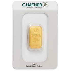 Lingot or 250 g C. HAFNER — visuel non contractuel