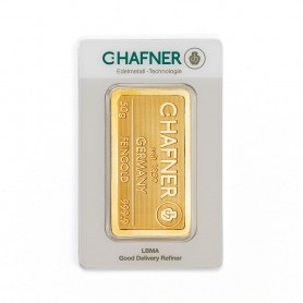 Lingot or 50 g C. HAFNER — visuel non contractuel